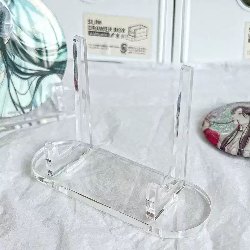 Прозрачная подставка для монет акриловая мини-стойка для значков