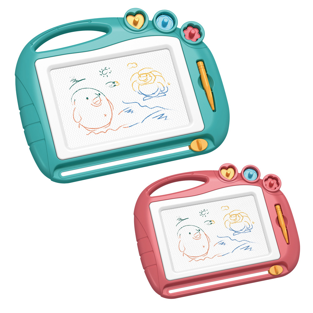 Foreign Trade Children's magnetic drawing board early education plastic graffiti painting Enlightenment color hand-painted baby picture toys