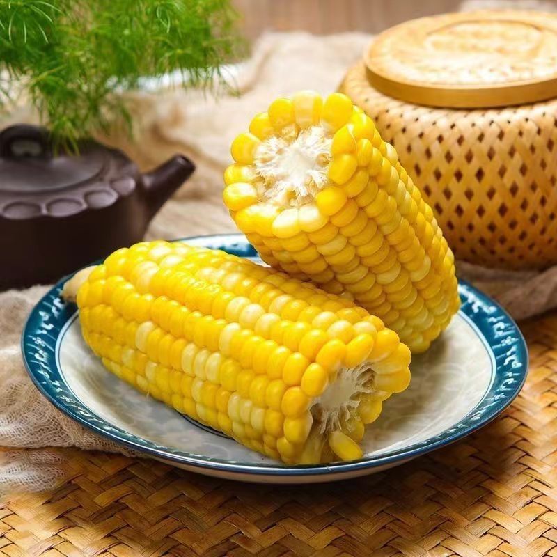 Guangdong Sweet No. 29 Fruit Corn Seeds, Early Maturing, High Yield, Super Sweet, Raw Eating, Extra Large Corn Seeds, Four-Season Vegetable Seeds