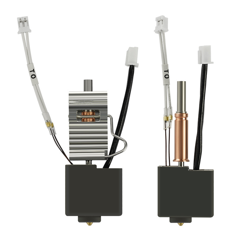 Longitudinal Kobra3 Extrusion Head Radiator Heating Block Silicone Sleeve Heating Rod Thermal Line Nozzle Hot End Kit