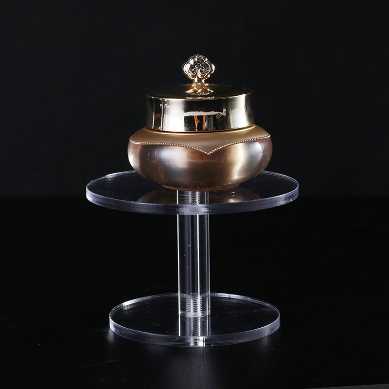 Round Display Stand Transparent Hand-Made Clay Man Blind Box Cosmetics Perfume Small Ornaments Acrylic Jewelry Storage Rack