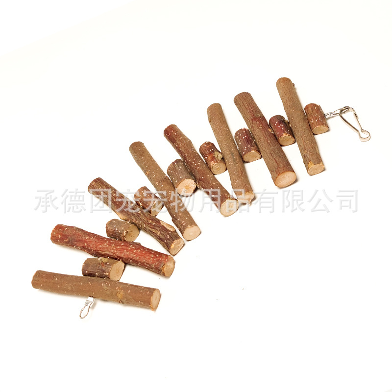 Pet Apple Wood Molar String Rabbit Molar String Guinea Pig Totoro Hamster Molar Supplies Timothy Grass