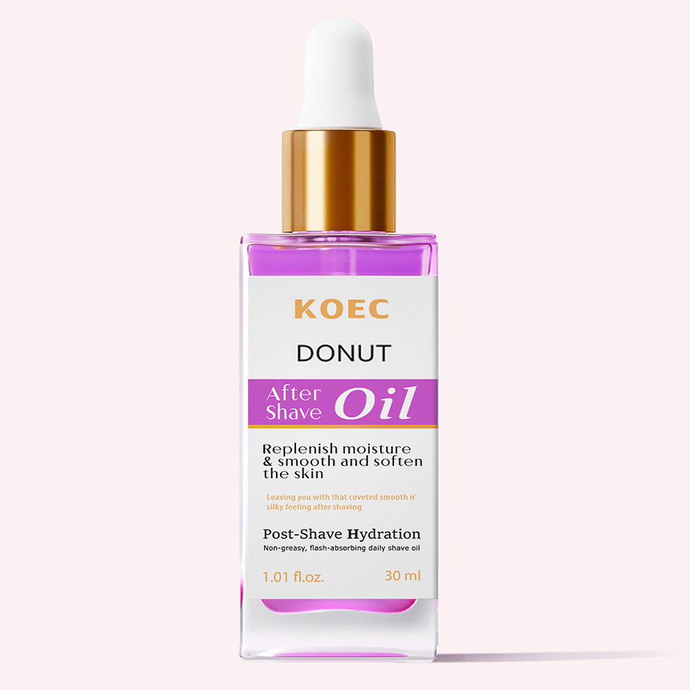 KOEC Purple Beard Care Essential Oil Moisturizing Body Massage Essential Oil tk Explosive Wholesale Donut Shave Oil