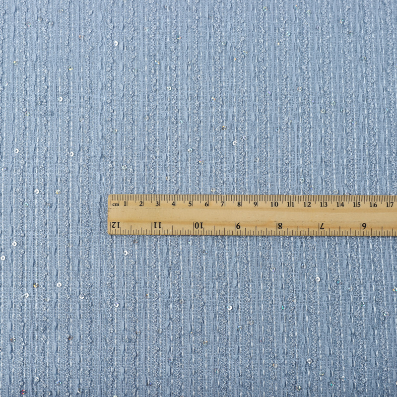 Sequin Small Fragrance Fabric 450g Spring & Fall Dyed Small Fragrance Jacket Fabric Fashion Women's Shoes and Hats Decorative Fabric