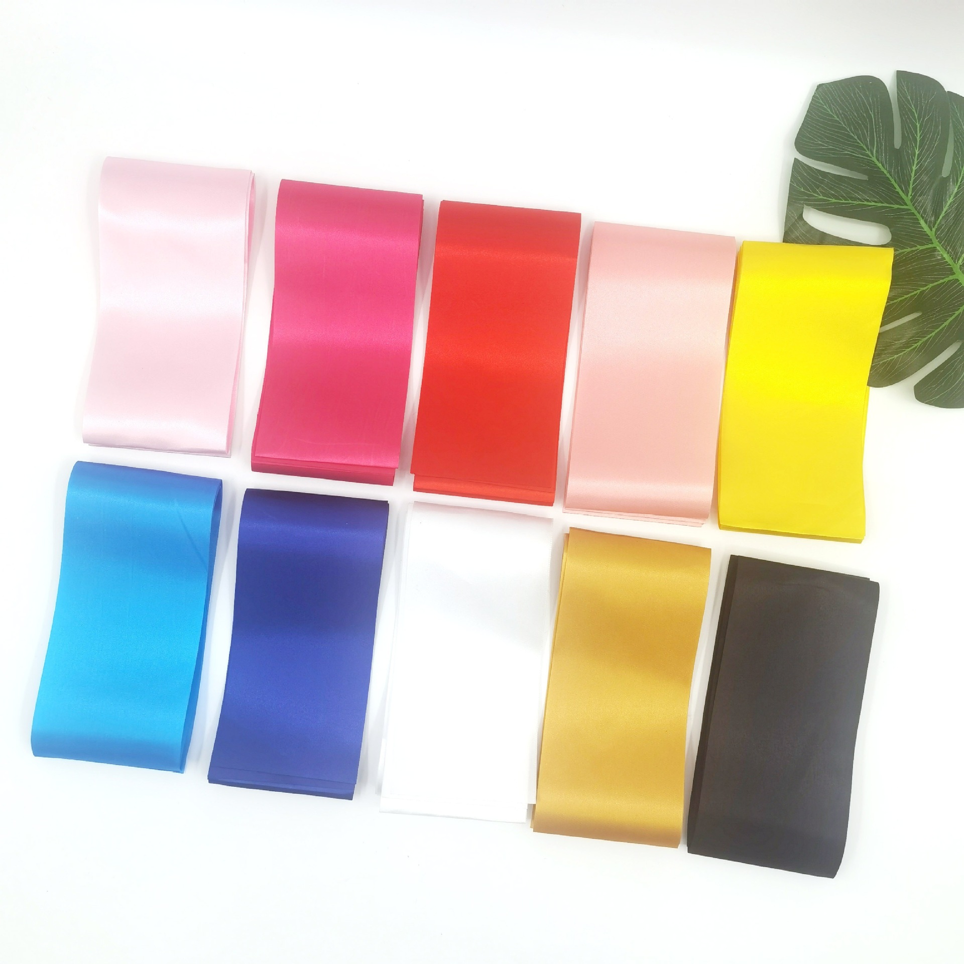 European and American birthday party color cloth multi-color blank shoulder strap handmade DIY pattern belt etiquette belt printable Logo