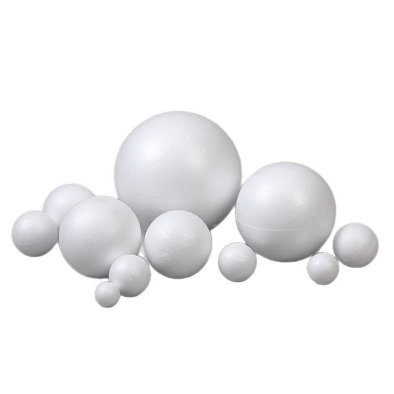 Foam Ball White Solid Styrofoam Round Toddler Foam Ball Wedding Flower Arrangement Handmade DIY Styrofoam Ball