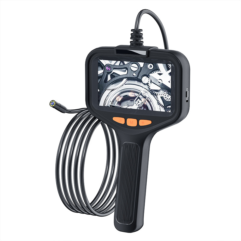 5.5mm HD Handheld Portable Car Detector with Screen 8mm Lens Duct Camera Industrial Endoscope