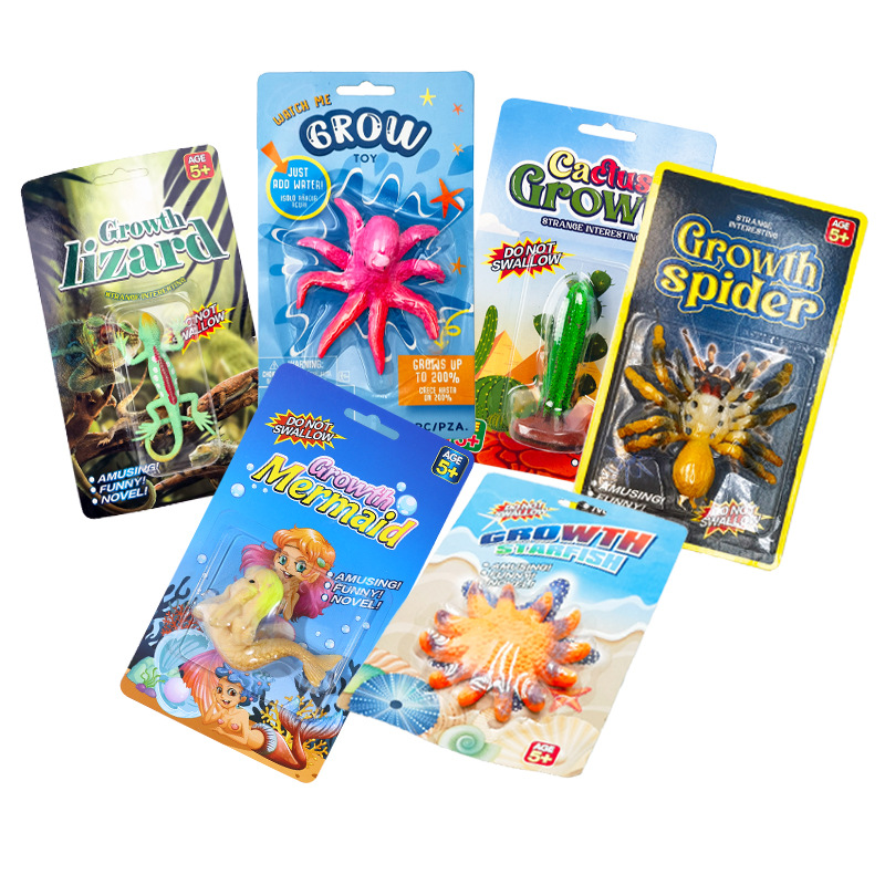 Soak in Water to Expand Dinosaur Marine Animal Mermaid Creative Absorb Water to Grow Bigger Bubble Big Children's Simulation Toys Wholesale