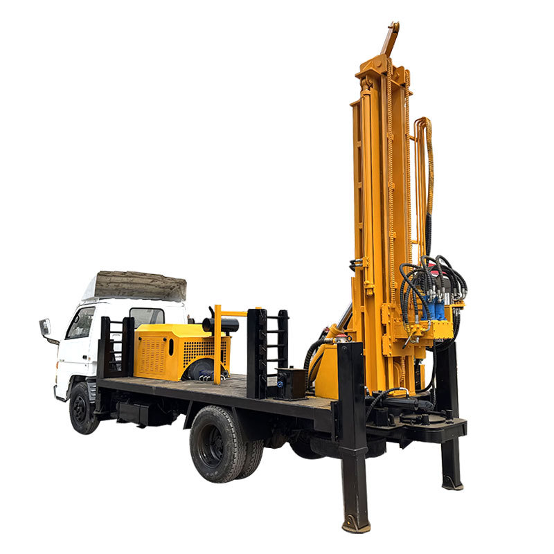Vehicle-Mounted Pneumatic Water Well Drilling Rig Dongfeng 4*2 Car Drilling Rig Howo Off-Road Truck Hydraulic Drilling Rig
