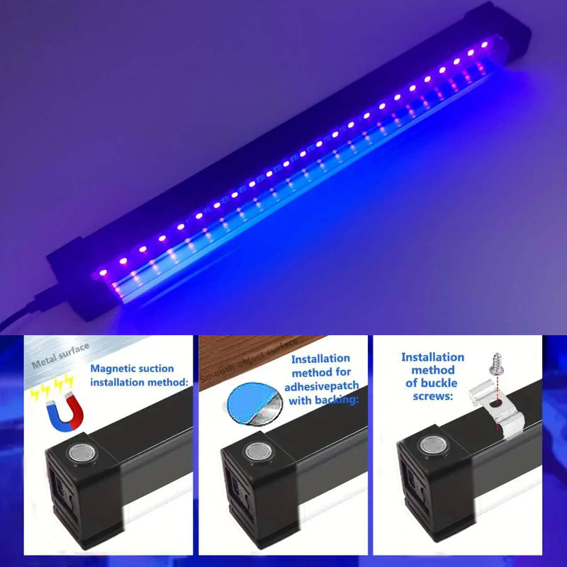 New LED ultraviolet black light UV lamp portable purple light fluorescent wall painting lamp bar KTV stage lamp