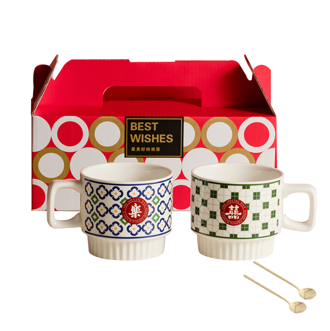 Wedding Cup Pair of Mug Wedding Engagement Gift for New People's Best Friends Couple Pair Cup Gift Box Accompanying Gift