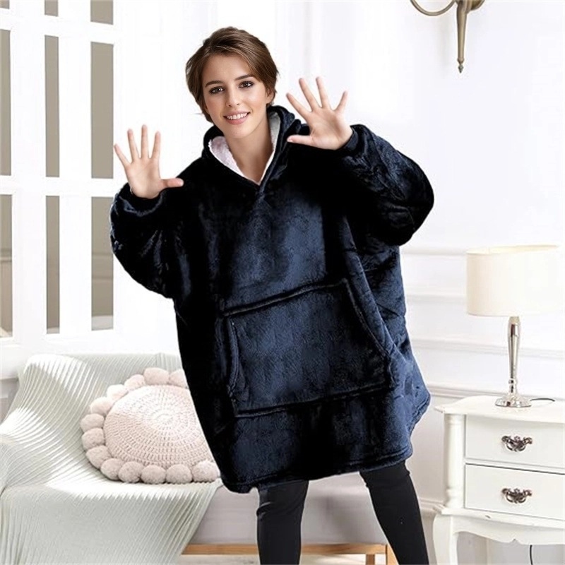 Кросс-бордерное ленивое одеяло для детей, пижама, капюшон, теплое, для улицы