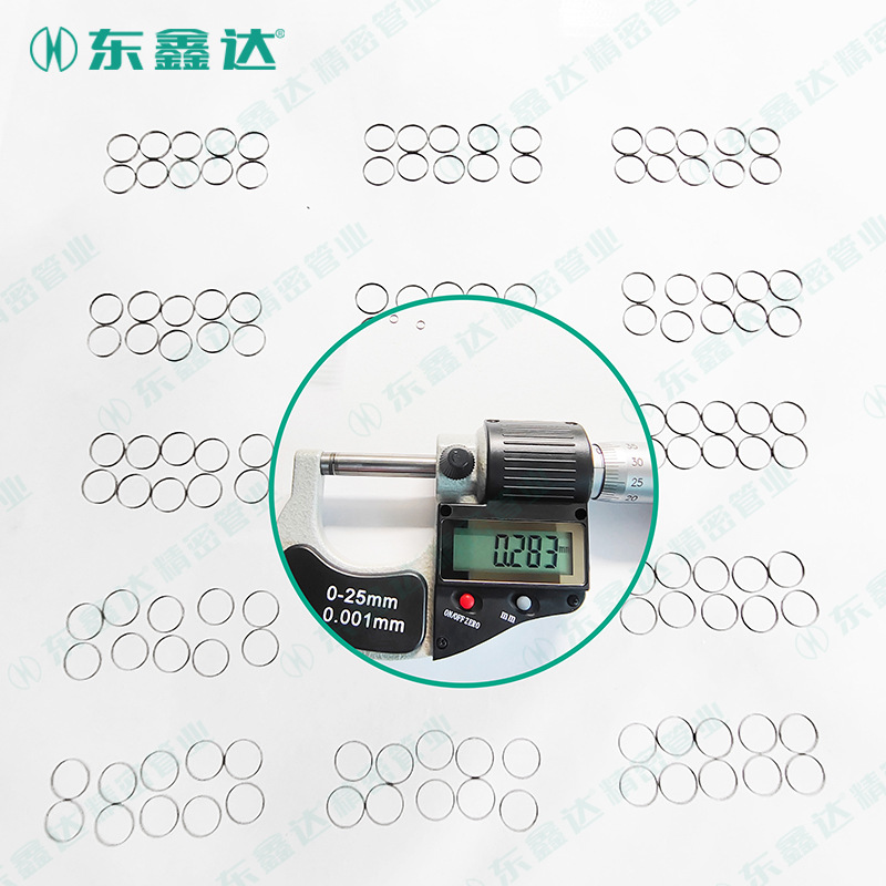 Капиллярная трубка из нержавеющей стали 316L304, без заусенцев, ультракороткая резка, индивидуальная ультратонкая и ультратонкая прокладка из нержавеющей стали