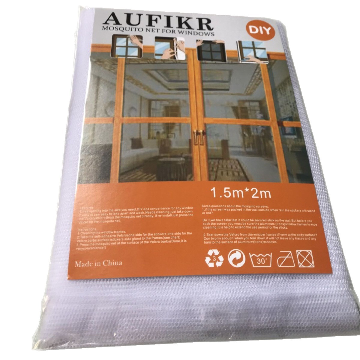 Can Be Customized According to Customer, Self-Adhesive Anti-Mosquito Screen Net, DIY Encrypted Screen Window Velcro, Various Specifications