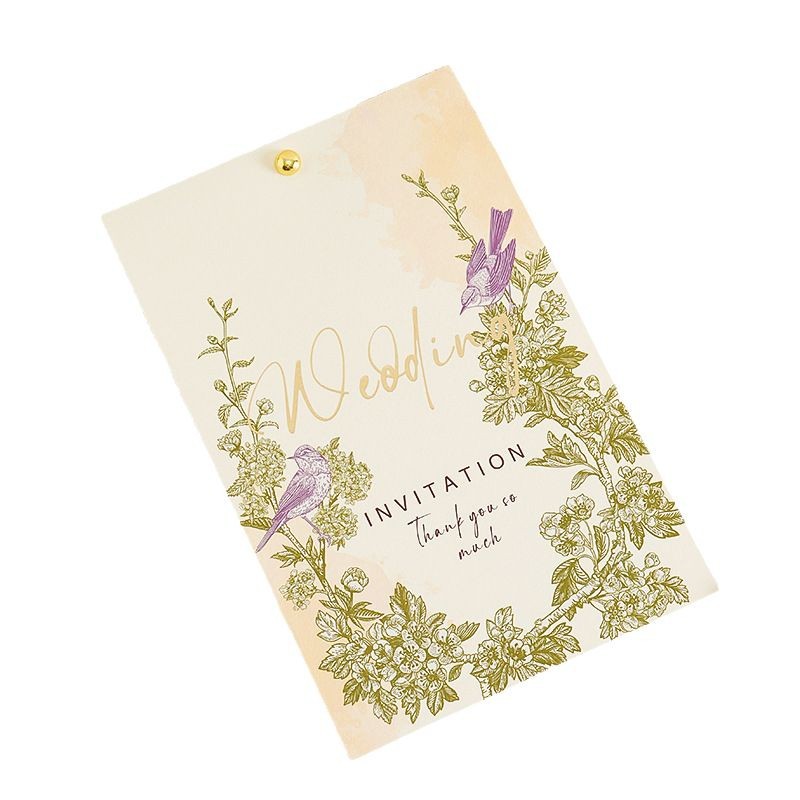 2025 New Wedding Invitation Mori Wedding Invitation Invitation Personality Creative Order Wedding Invitation Card Print