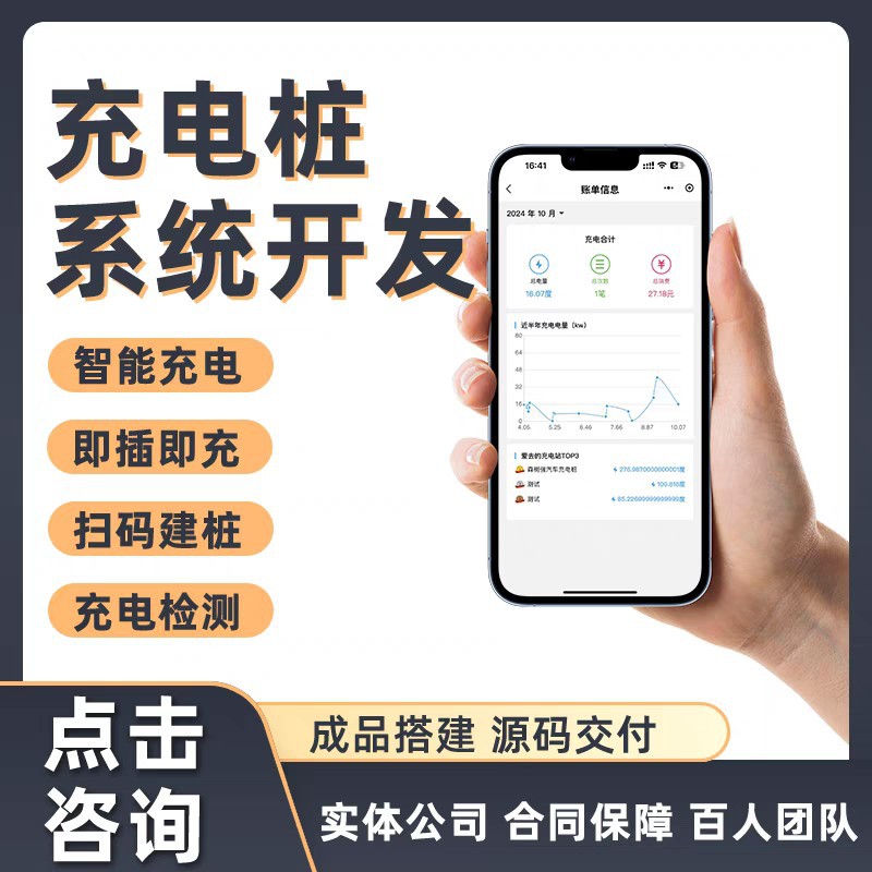 Shared Charging Pile System Development Power Bank Charging Cable Software Mini Program Domestic and Overseas System Development App