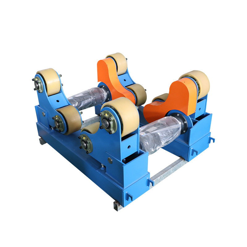 Customized 5-Ton Roller Rack Welding Auxiliary Equipment Roller Rack Manufacturer Height-Adjustable Electric Flip Rack