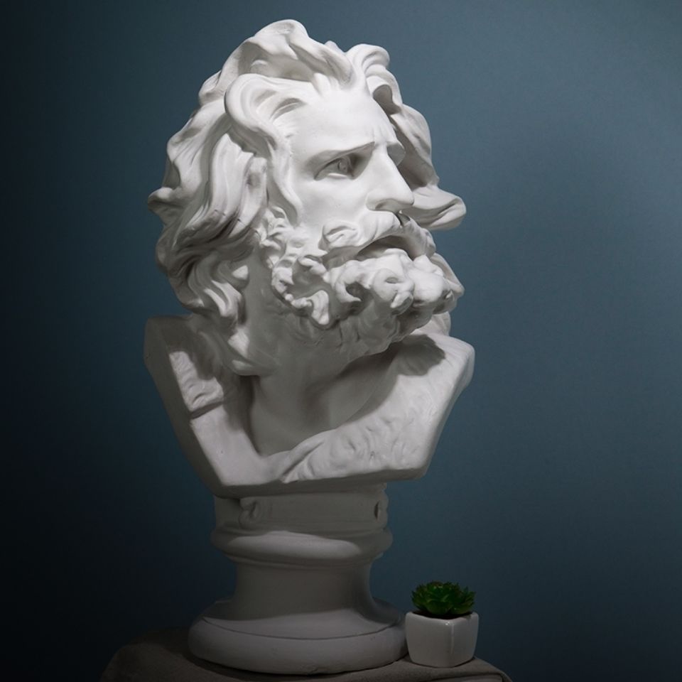 Бесплатная доставка, гипсовая голова Масаи 30 см, декорации, модель для обучения искусству