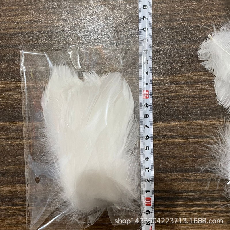 Large and medium-sized floating feather goose feather DIY cat teasing stick accessories wings decoration wave ball filler stage props