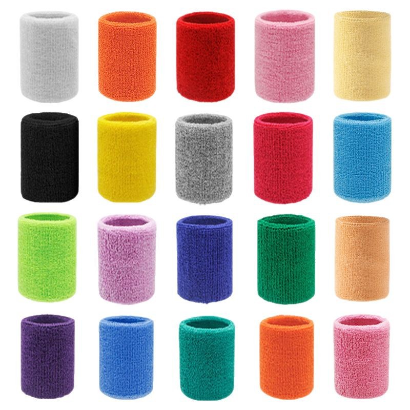 Sweat-Absorbent Sports Fitness Running Basketball Badminton Wristband Breathable Cotton Cycling Joint Sprain Hand Guard Towel Wrist Guard