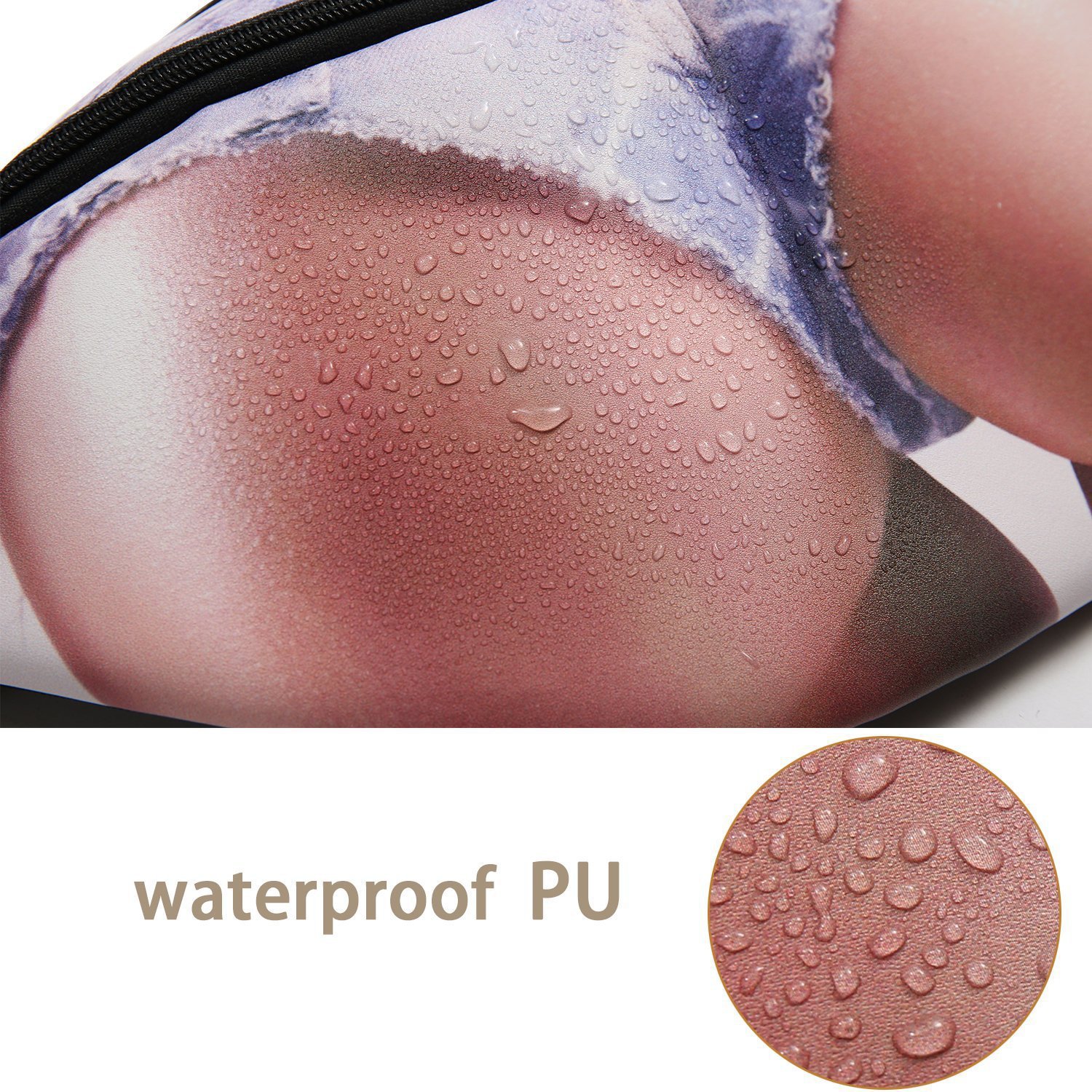 Dadbagw creative funny big belly waist bag anti-harassment beer belly waist bag pu belly leather waist bag