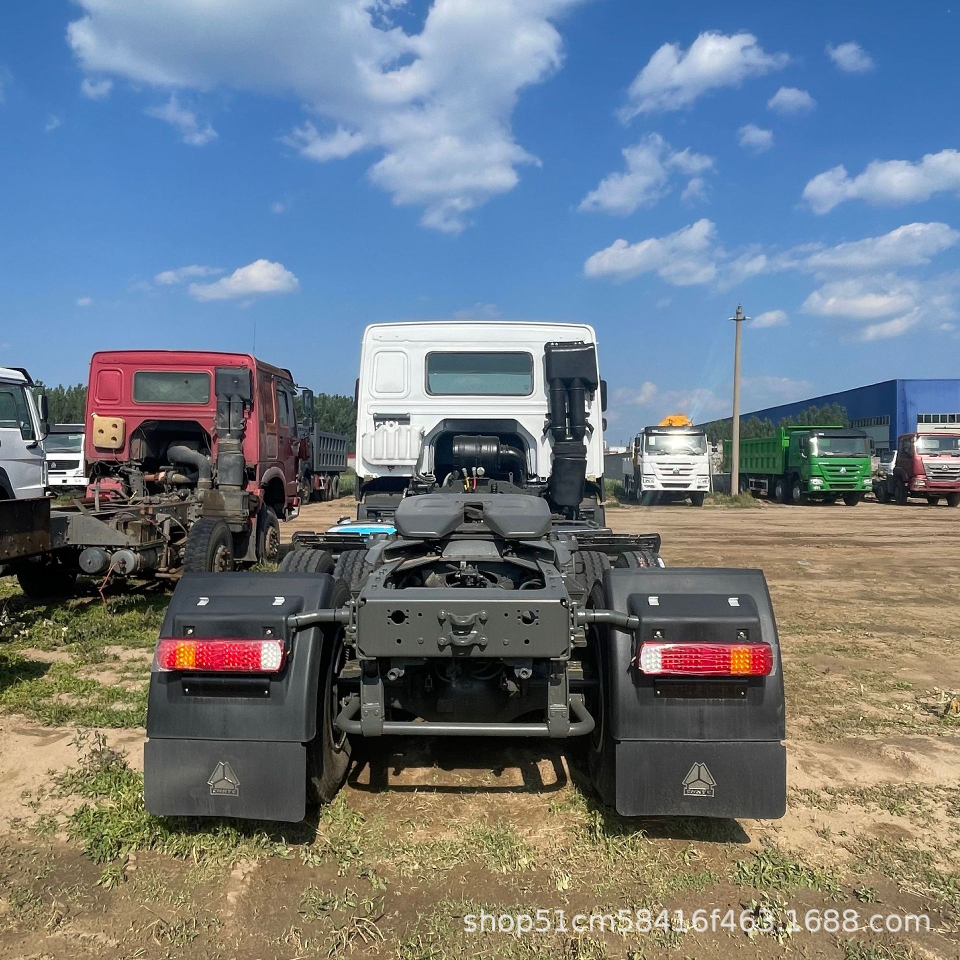 Heavy-Duty Howo 371/430 Horsepower Large Pump 6*4 Tractor Truck Rear Eight-Wheel Heavy-Duty Truck Trailer Cross-Border Hot Sale