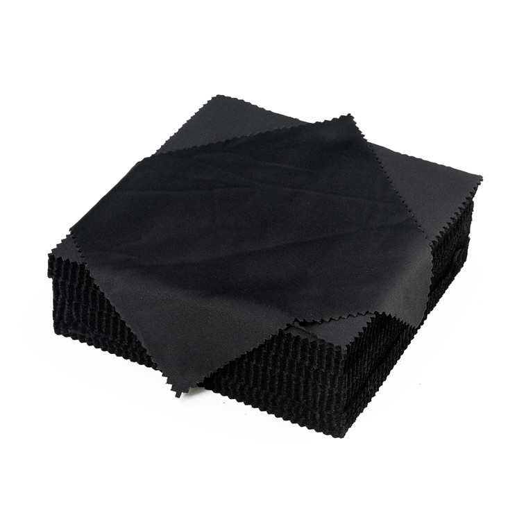 6 points a piece of glasses cloth needle three glasses cloth black knitted glasses wiping cloth sanding multi-color glasses cloth