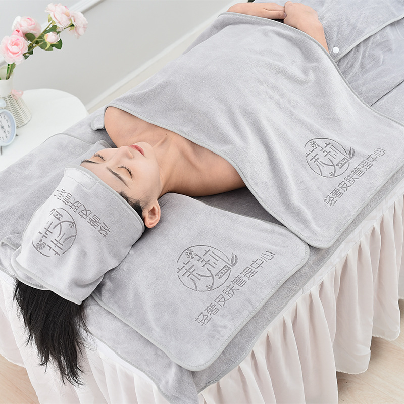 Специальное полотенце для салона красоты, управление кожей, без ворса, утолщенное, с логотипом фабрики