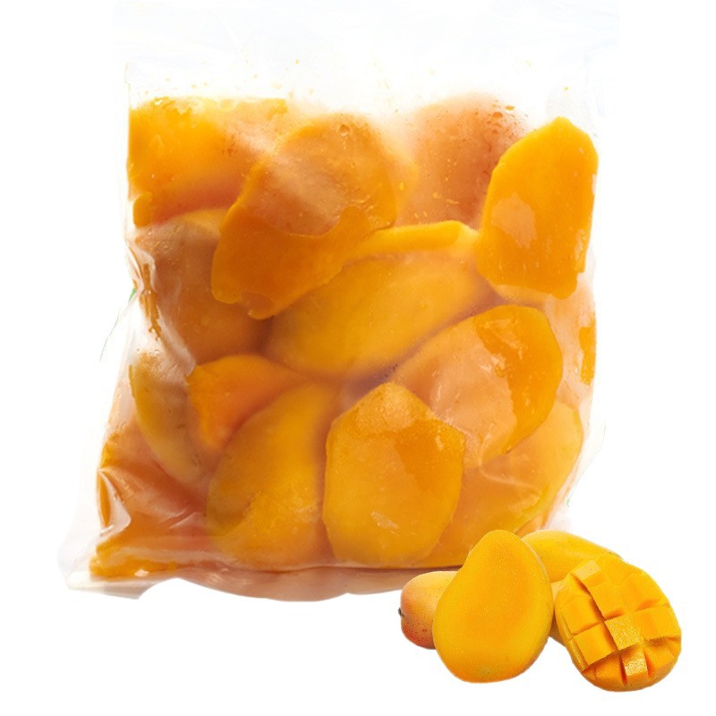 Guangxi Quick-Frozen Mango Meat Sliced Baked Milk Tea Special Small Tainong Mango Block Frozen Meat Wholesale Pure Pulp