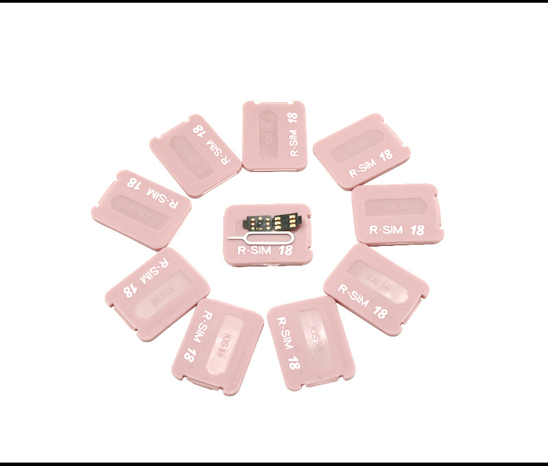 R-SIM18 + dual-chip CPU iP 14 series 5g version iOS16 card sticker RSIM18 + rsim18 +