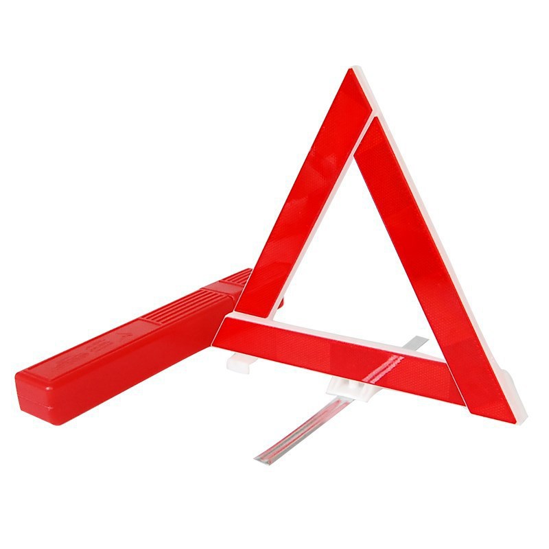 Night Triangle Reflective Tripod Emergency Parking Reflective Sign Car Safety Fault Emergency Parking Warning Sign