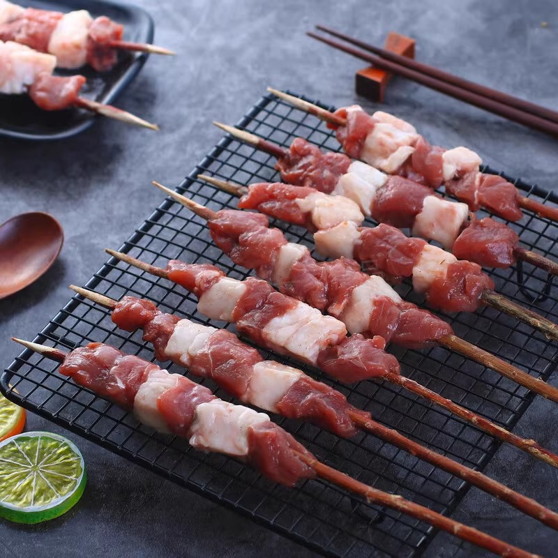 Red Willow Beef Skewers Bull Beef Skewers Family Outdoor Barbecue Ingredients Frozen Semi-finished Products for Wholesalers