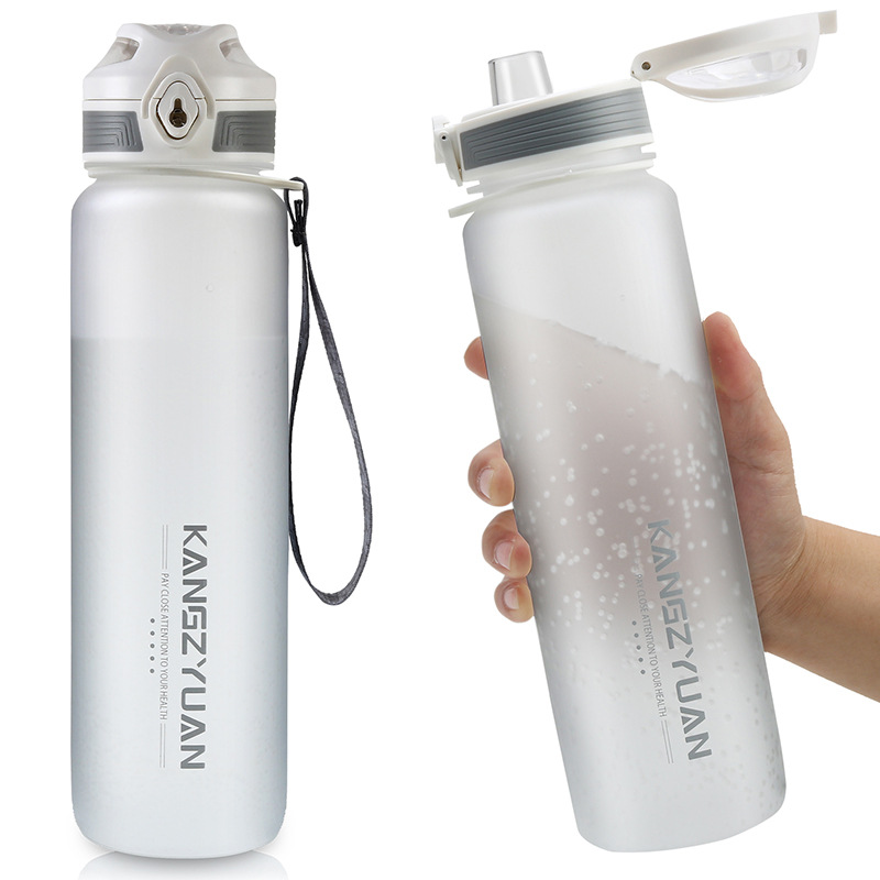 Plastic Cup Sports Cup Kettle Outdoor 1l Large Capacity Frosted Space Cup Big Cup Creative Gift Factory