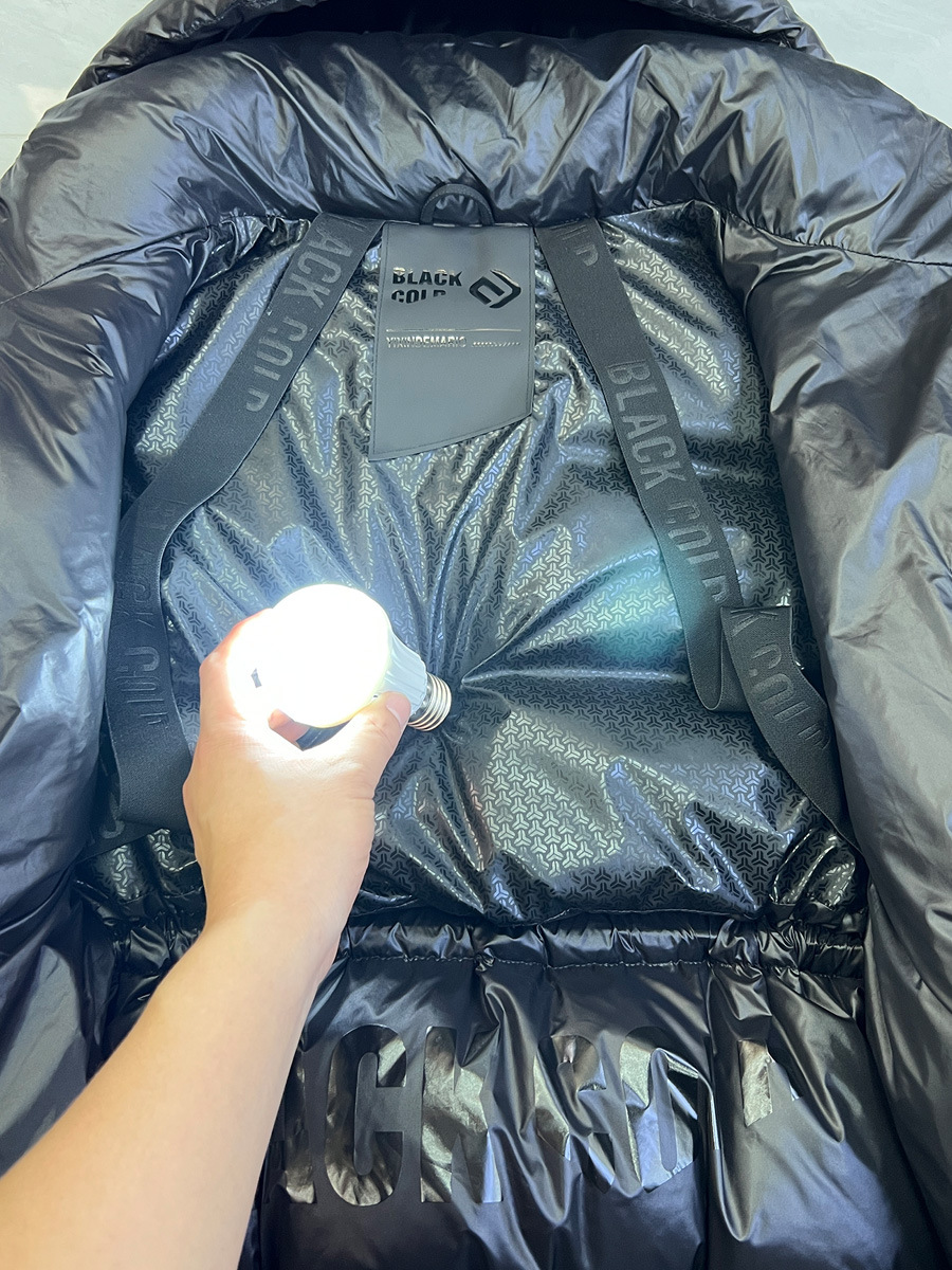 Black Gold Goose Down Jacket Women's Short Thickened Korean-style Waisted 2024 Winter Couple's Black Diamond Extremely Cold Jacket