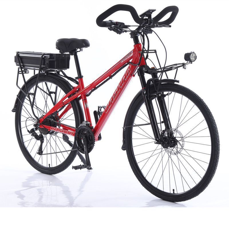 Lithium Battery Travel Car Outing Car Long-Distance Power-Assisted Bicycle 700C Urban Leisure Electric Vehicle Variable Speed Disc Brake