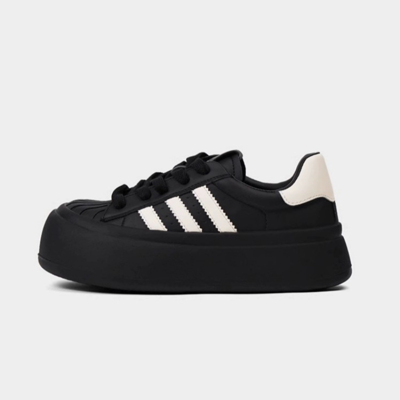 Zhao Lusi same style big head doll shoes women's 2024 spring thick bottom lace-up bread shoes casual sports High Street board shoes