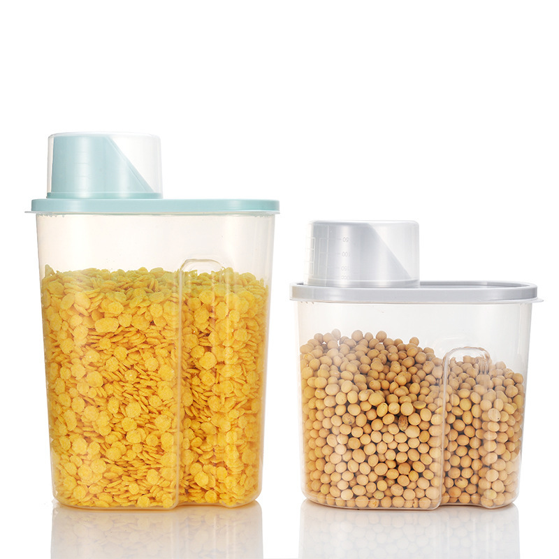 Multi-Grain Jar Kitchen snacks nuts spices grains jar moisture-proof insect-proof food transparent plastic storage box