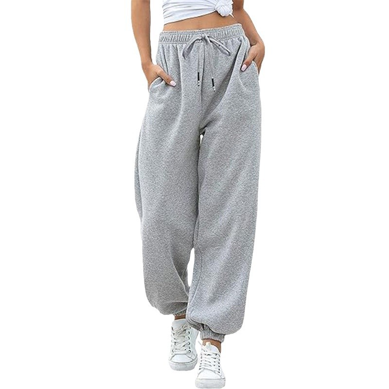 Autumn 2024 New European and American Cross-border Foreign Trade Amazon Women's Home Loose Leisure Sports Leg Pants in stock
