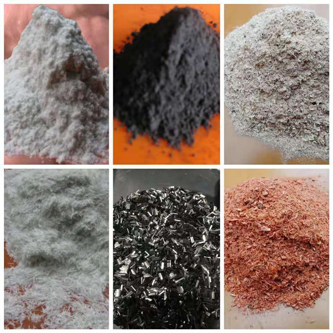 Multi-Specification and Multi-Grade Chopped and Ground Carbon Fiber Powder and Chopped and Ground Glass Fiber Powder Can Be Sampled Separately