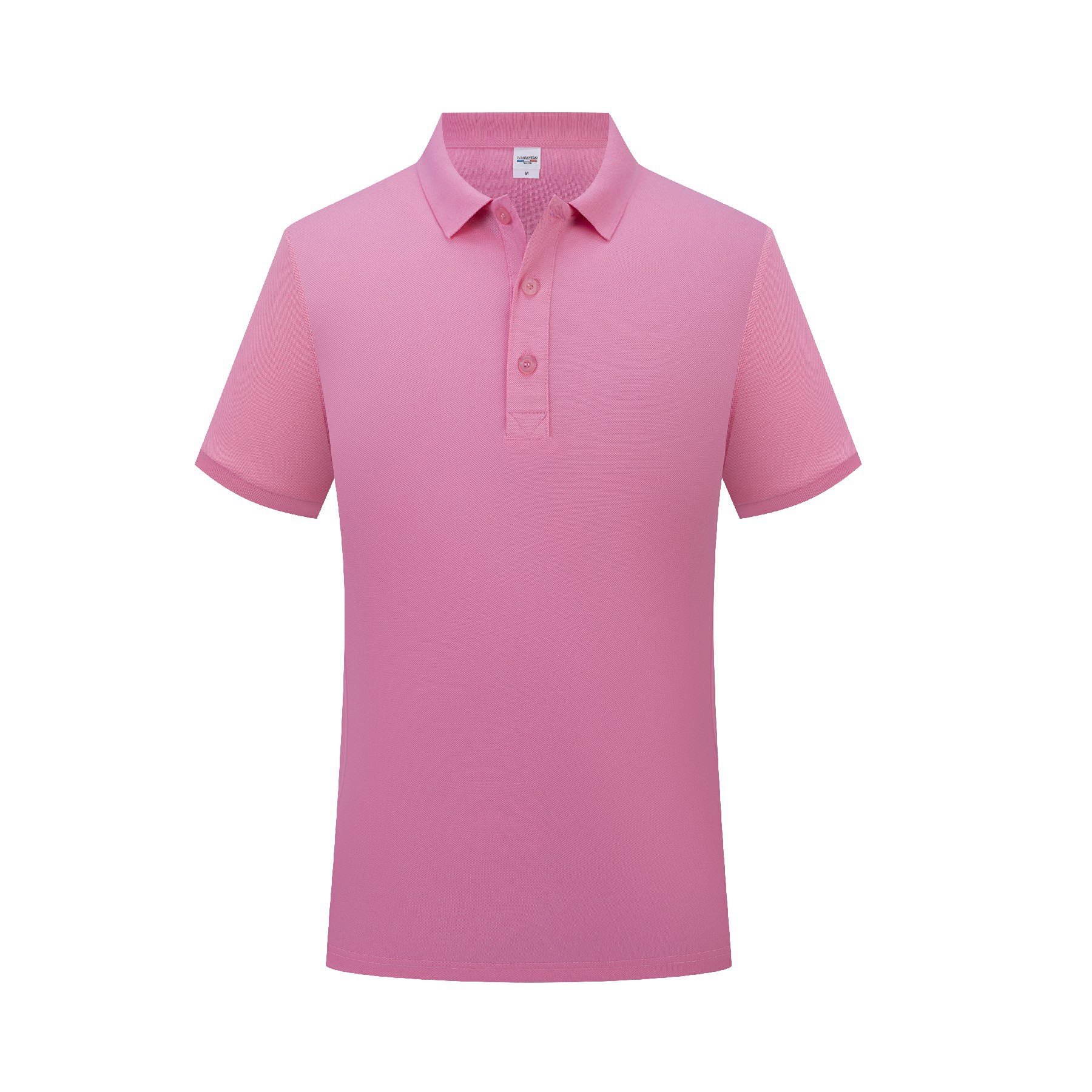 Summer Pure Color Lapel T-Shirt Work Clothes Short-Sleeved Blank Cultural Shirt Advertising Shirt Custom Printed Logo Pattern