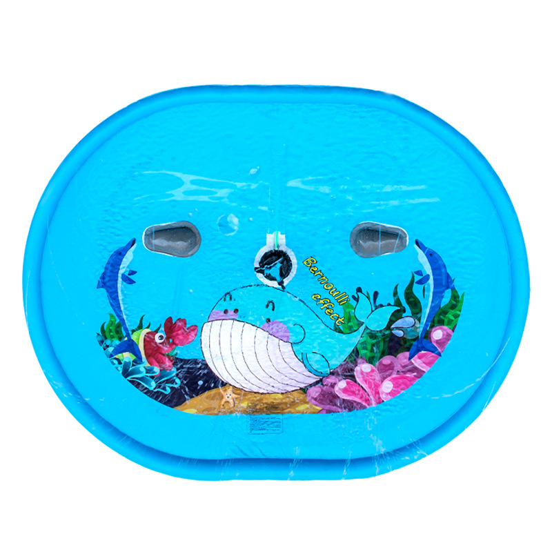 Explosive Inflatable Water Spray Mat Outdoor Courtyard PVC Sprinkler Pool Children's Water Play Game Thickened Large Splash Water Mat
