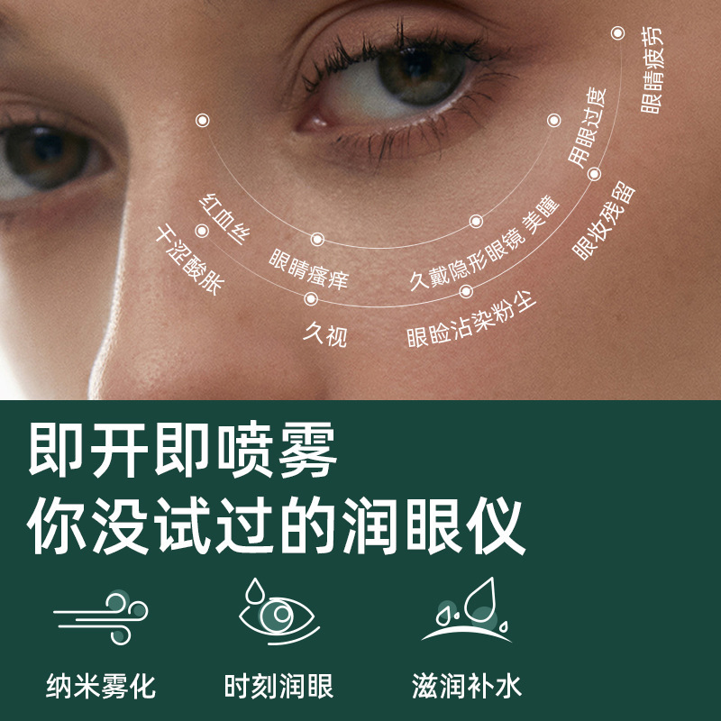 Relieve Eye Fatigue, Atomized Eye Moisturizer, Eye Protection Device, Relieve Eye Fatigue, Dryness, Hot Compress, Steaming Eye Device, Eye Steamer