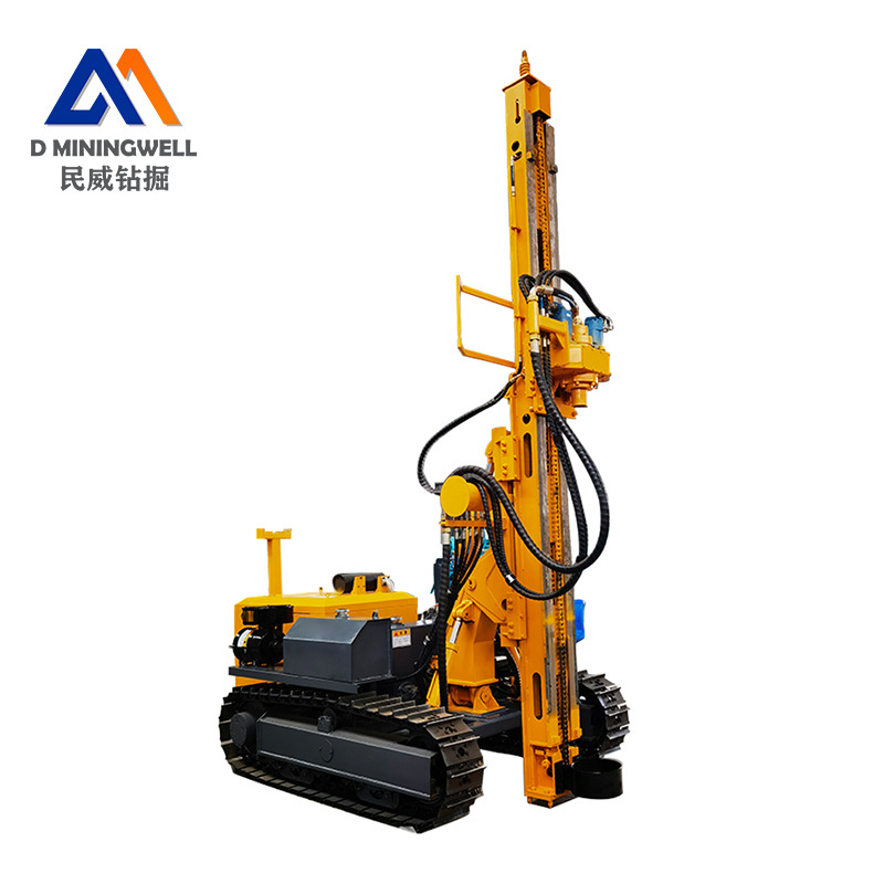 Zhejiang Minwei MW150 Multifunctional Crawler Photovoltaic Drilling Rig Power Station Piling Machine Split Rapid Piling Drilling