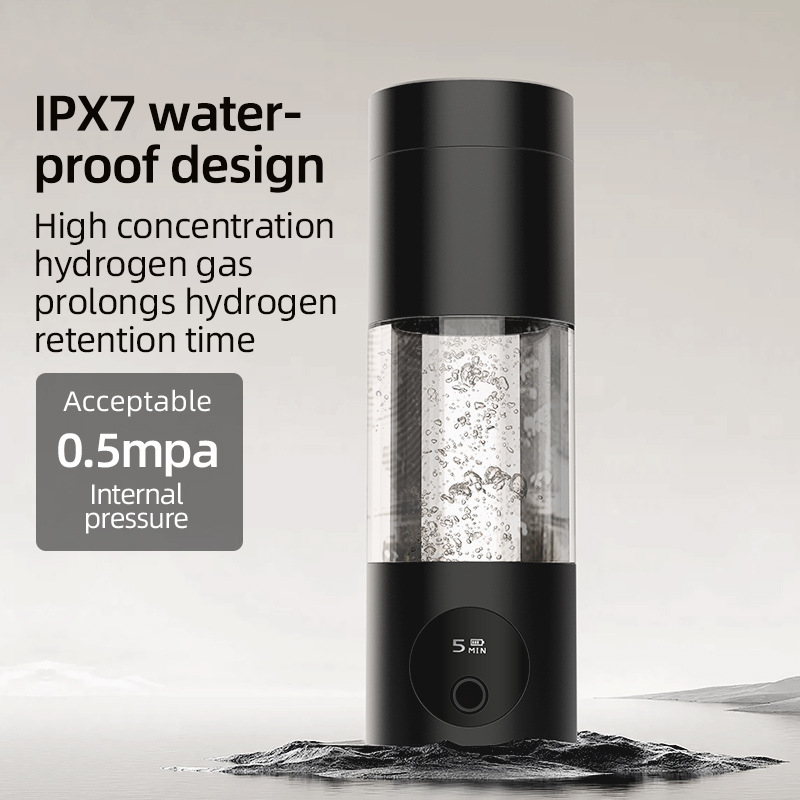 Cross-border e-commerce hydrogen-rich water cup hydrogen-oxygen separation water cup PEM technology high concentration portable SPE hydrogen production water cup