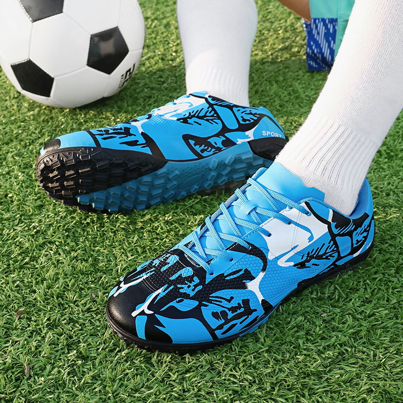 Cross-border Foreign Trade Short Nail Football Shoes Children and Adolescents Students Short Nail Training Shoes All-match sneaker for Boys and Girls