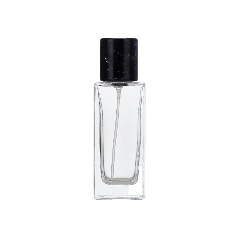 Ready Stock Direct Supply Square Glass Perfume Bottle Manufacturer Wholesale Spray Bottle Perfume Multi-Specification Thickeneded Sample Bottle Packaging