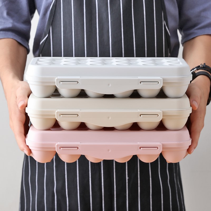 Anti-Fall Portable Plastic Egg Tray Outdoor Egg Box Shock-Proof Protection Box for Storing Eggs