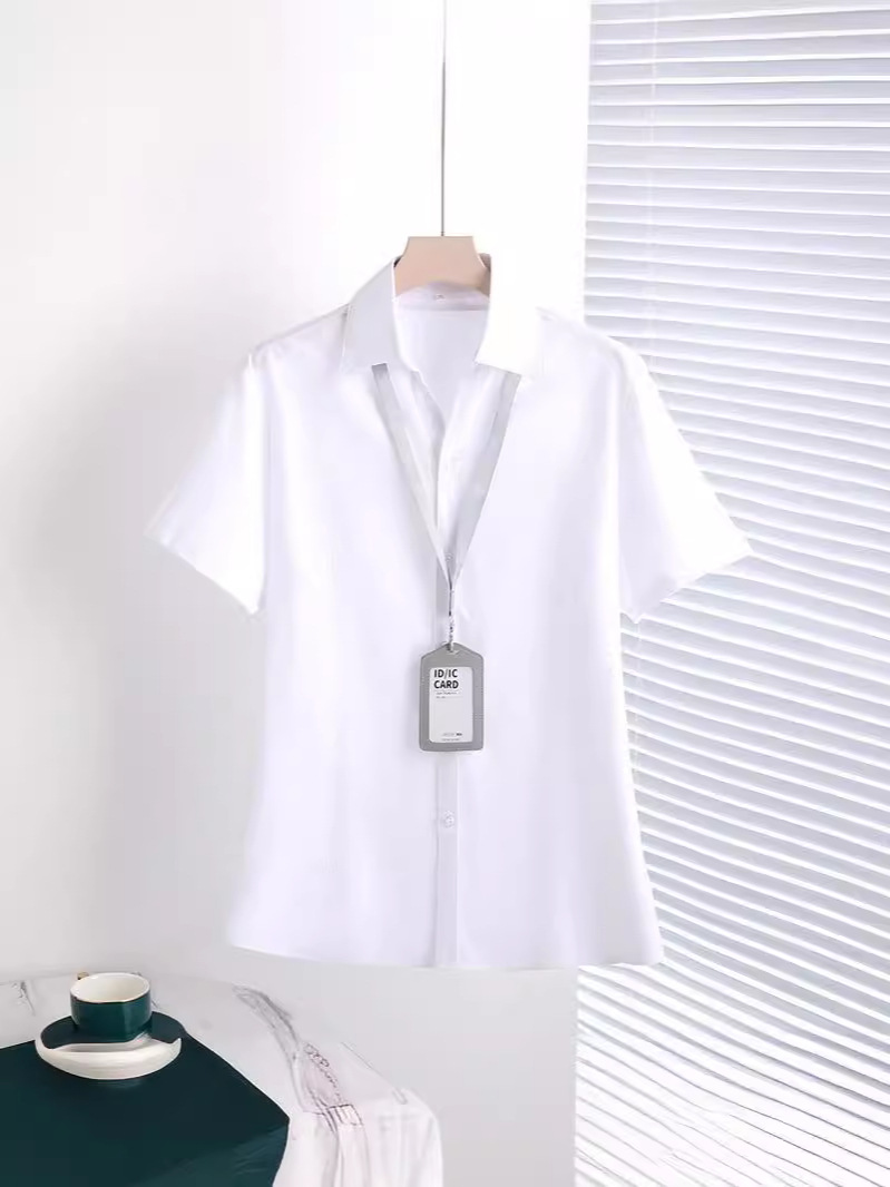 plus size shirt chubby girl 200kg elastic bamboo fiber new summer interview tooling V-neck shirt overalls Z8