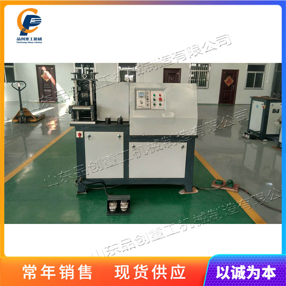 Metal pipe forging cold rolling pattern machine square steel square tube double-sided ginning machine iron profile embossing machine