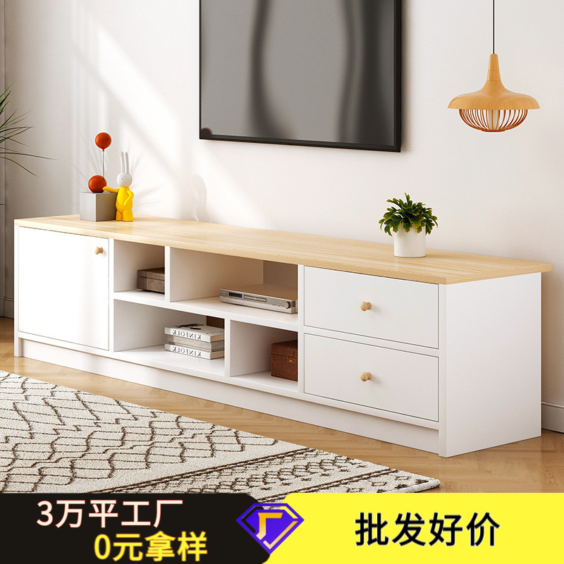 Телевизионный шкаф Yijiada, комбинация кофейного столика, современный, простой, для маленькой квартиры, дома, гостиной, спальни, имитация массивного дерева